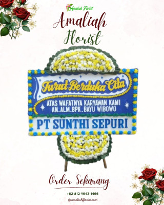 Papan Bunga Duka di Pagelaran